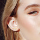 Mini Heart Earrings Studs, Small Dainty Heart S925 Silver Gold Earrings Skin-Friendly Tiny Cartilage Tragus Earrings for Women