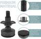 Heavy Duty Furniture Levelers, 4 Pack 3/8"-16 Threaded Leveling Feet Furniture Levelers Table Feet Adjustable Leg Levelers for Table/ Chair/Sofa/Desk/Cabinet/Workbench, Supports 1320LBs-Black