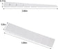 12 Pack White Multi Purpose Furniture Plastic Shims for Leveling Extreme Weight Capacity Wedges Easy to Snap Cut-to-fit Size Leveler for Toilet Shims, Doors, Windows, Sheds, Table