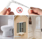 12 Pack White Multi Purpose Furniture Plastic Shims for Leveling Extreme Weight Capacity Wedges Easy to Snap Cut-to-fit Size Leveler for Toilet Shims, Doors, Windows, Sheds, Table