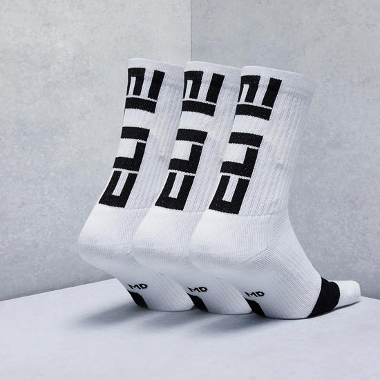 Elite Basketball Crew Socks for Men and Women, Cushion Performance Athletic Basketball Socks