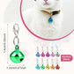 20 pcs Pet Bells for Dog Cat Collar, Metal Round Collar Charms Loud Crisp Sound with Clasps, Kitten Small Animal Pendant Accessories, Christmas Decoration Jingle Bell(Colourful)