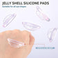 10 Pcs 5 Sizes Lash Lift Pads Self-Adhesive Super Soft Shell Pink Lash Perming Curler Shield Pads Reusable Professional Silicone Eyelash Curlers for All Eye Shapes Lash Lifting