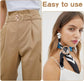 5 PCS Shirt Clips Metal Scarf Ring Clip Shirt Ties Clips for Women Dress Clips for Girls Round T-Shirt Ties Rings Round Corner Knotted Buttons with Rhinestone Pearl Adjustment Buckles for Decoration