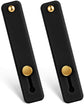 2 Pcs Phone Loop Finger Holder Universal Phone Strap Portable Phone Grip Phone Finger Strap Loop for Phone Case Phone Holder for Hand Phone Grips for Back of Phone Suitable Most Mobile Phones(Black)