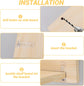 20 Pcs Plastic Locking Shelf Pins, 5mm Shelf Pins 3/4” Cabinet Shelf Clips Self-Locking Bracket Clips Shelf Support Clips Shelf Holders Pegs Shelf Support Pegs for Kitchen Furniture Bookcase