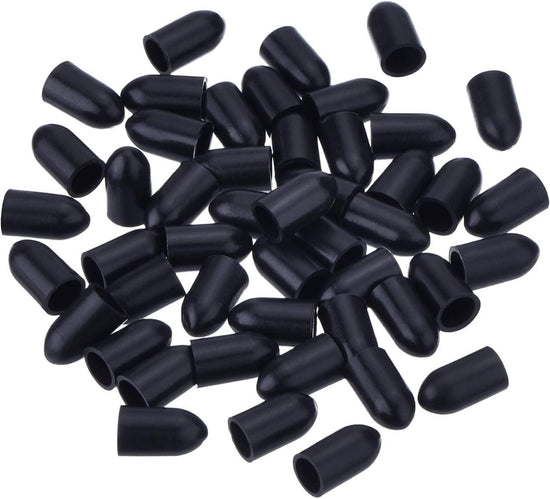 50 Pcs Pourers Dust Covers Olive Oil Liquor Bottle Pour Spout Cover Rubber Caps (Not Include the Spout)