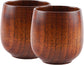 2 Pcs Wooden Whiskey Glasses, Bourbon Glass Gifts for Men, Old Fashioned Bourbon Whiskey Tasting Glasses – Groomsmen Gifts, Dad’s Birthday & Retirement Gift for Men