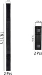 4 Piece Adjustable Hoverboard Seat Attachment and Protector Hook for Kart Accessories Self Balance (19.1 Inches), Boogie Board Strap Replacement, Kids and Adult Go-Kart