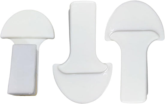 Toilet Seat Handle - Lift More, Less Mess -Easy Application 3 Pack White