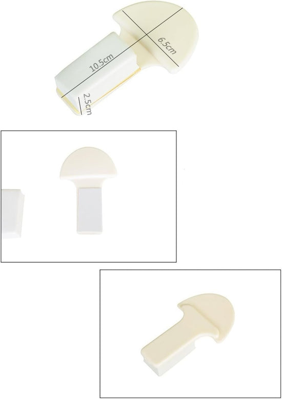 Toilet Seat Handle - Lift More, Less Mess -Easy Application 3 Pack White