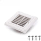 4" Louvered Vent Cover Stops Birds Nesting for Outside Dryer Exhaust Air Vent Cover with 4 Screws for Easy Installation