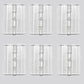 6 Pcs Acrylic Hinges Self Adhesive Clear Small Hinges Plastic Transparent Continuous Piano Hinge Folding Hinge Tools for Cabinet Drawer Furniture DIY Display Stand 45x35 mm