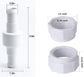 280, 380, 180 Pool Cleaner Hose Swivel D20 and Hose Nut D15 Combo Kit Replacement Suitable for Zodiac Polaris 280, 380, 180 Pool Cleaners (1 Pack)