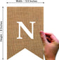 ONE High Chair First Birthday Burlap Banner | First Birthday Party Rustic Theme Decoration for boy or Girl | 1st Birthday Party Supplies | Happy Birthday Banner for Nursery Decor Product Name