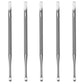 Professional Cuticle Pusher and Spoon Nail Cleaner | 5 Pack | Dual Sided Stainless Steel Pusher and Nail Cleaner | For Nail And Cuticle Care | by  Beauty Tools