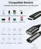USB C OTG Adapter, 2 in 1 USB C Male to USB Female with 60W PD Charging Port Adapter Compatible with Galaxy S23 S22 Note 20, LG V40 V30, Google Pixel 6 XL,Google Chromecast with Google TV (Black)