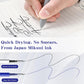 Gel Pen Refills 0.5 for Click pens with Spring, Quick Drying Ink Pen Refills Black Smooth Writing pens for Journaling (0.5 MM Fine Tip, Pack of 10)