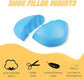 Shoe Filler for Too Big Shoes, Inserts to Make Shoe Smaller, Toe Filler Cushion Inserts for Loose Shoes, for Men and Women (L: one to Two Size Bigger)