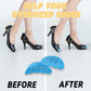 Shoe Filler for Too Big Shoes, Inserts to Make Shoe Smaller, Toe Filler Cushion Inserts for Loose Shoes, for Men and Women (L: one to Two Size Bigger)