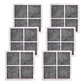 6 Pcs Replacement Air Filter For Lg Lt120f Elite 469918 Refrigerator Adq73214402, Adq73214404