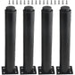 (25-42cm, black) Set of 4 strong adjustable metal furniture legs-YuJia