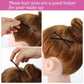 30pcs Black Jumbo Bobby Pins, 3.35 Inch Long Bobby Pins for Thick Updo Hair, Metal Hair Clips Hairpins Hair Accessories for Women, Long Hair Pins Hair Clips Hairpins Hair Accessories