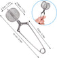 Tea Strainers for Loose Tea, 4 Pack Tea Infuser with Handle Fine Mesh Tea Ball Filter Tea Diffusers Steeper for Loose Leaf Tea, Spices, Seasonings