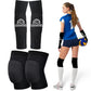 Volleyball Knee Pads and Arm Guards with Thumb Holes High Protection Plate for Women Teenage Girls Training Equipment