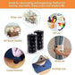 Velcro 10mm Round Self Adhesive 1000pcs White Nylon Silent Hook and Loop Fasteners for Kids Early Education