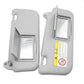 Compatible Car Visor for 2014 2015 2016 2017 with Mirror Gray Accessories 74320-02B21 74310-02K91