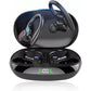 Sports Wireless Bluetooth Headphones, Wireless Headphones with Mic Bluetooth, Hi-Fi Stereo Bluetooth Headset Bluetooth Headset for Sports, Work Dark