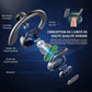 Sports Wireless Bluetooth Headphones, Wireless Headphones with Mic Bluetooth, Hi-Fi Stereo Bluetooth Headset Bluetooth Headset for Sports, Work Dark