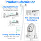 Flexible White Silicone Universal Baby Monitor Holder Tripod
