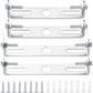 【xj】4pcs Ceiling Plate Light Bracket Ceiling Mount Hanging Lamp Holder for Wall or Ceiling Mounted Lamp Mounting Brackets with Screws Iron 110mm Silver