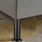 Adjustable Furniture Legs - 18-30 cm Height Metal Support Feet Set of 4 for Sofa Divan Cabinet Bed Chair Table compatible with IKEA