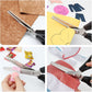 Stainless Steel Zigzag Fabric Scissors with Comfort Grip for Sewing Compatible with Cisea for Adults and Children