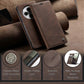 Compatible with Xiaomi Redmi 14C Case Leather Card Holder Stand Multicolor Style A