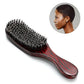 Boar Bristle Hair Brush for Men Women and Kids, 360 Wave Brush for Daily Use, Soft Natural Bristles