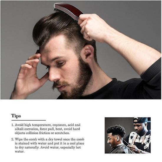 Boar Bristle Hair Brush for Men Women and Kids, 360 Wave Brush for Daily Use, Soft Natural Bristles