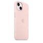 iPhone 13 Case MagSafe Compatible Silicone Cover Chalk Pink
