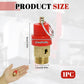 Air Compressor Safety Valve 115 PSI G1/4 Male Red Capsule 1pc Compatible with Various Brands