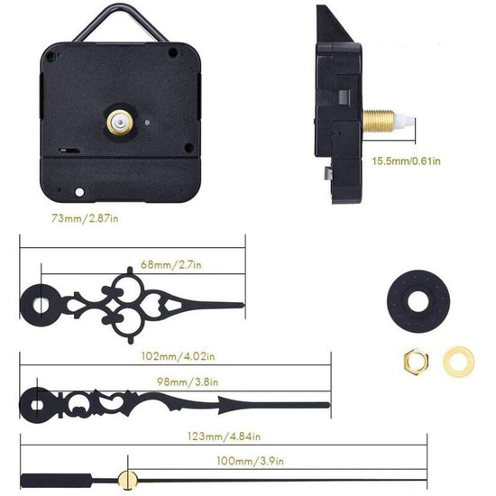 Quartz DIY Wall Clock Movement Mechanism Battery Operated DIY Repair Parts