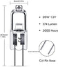 G4 halogen lamps 10W 12V - Warm white - 12 pcs 10W 12pcs 10W 12pcs