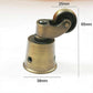 Brass Casters Set of 2 High Load Capacity Universal Furniture Casters