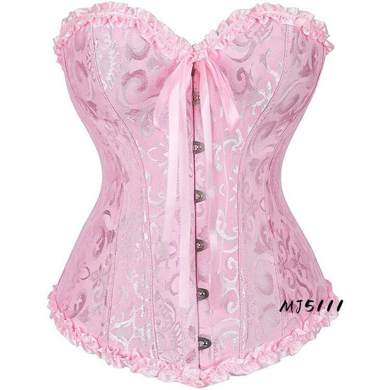 Corset Pink M YSJ Women&