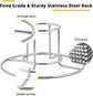 2-Pack Beer Can Chicken Holder for Grill Smoker Oven, Vertical Stainless Steel Beer Butt Chicken Stand for Whole Chicken Roaster, Food Grade & Non-Toxic Rack for Tender and Juicy Chicken