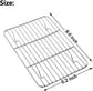Small Baking Rack Set of 2, Stainless Steel Metal Roasting Cooking Racks, Size – 8.6"x6.2", Non Toxic & Rust Free, Fit for Small Toaster Oven, Dishwasher Safe
