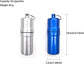 Cigarette Box, Aluminum Alloy Cigarette Case, Airtight Smell Proof Container, Cylinder Sealed Portable Waterproof Unique Birthday for Women Men 2pcs