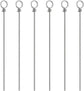 Pack of 100 Bass Fishing Spinner Shaft Looped Stainless Steel Wire Lure Making